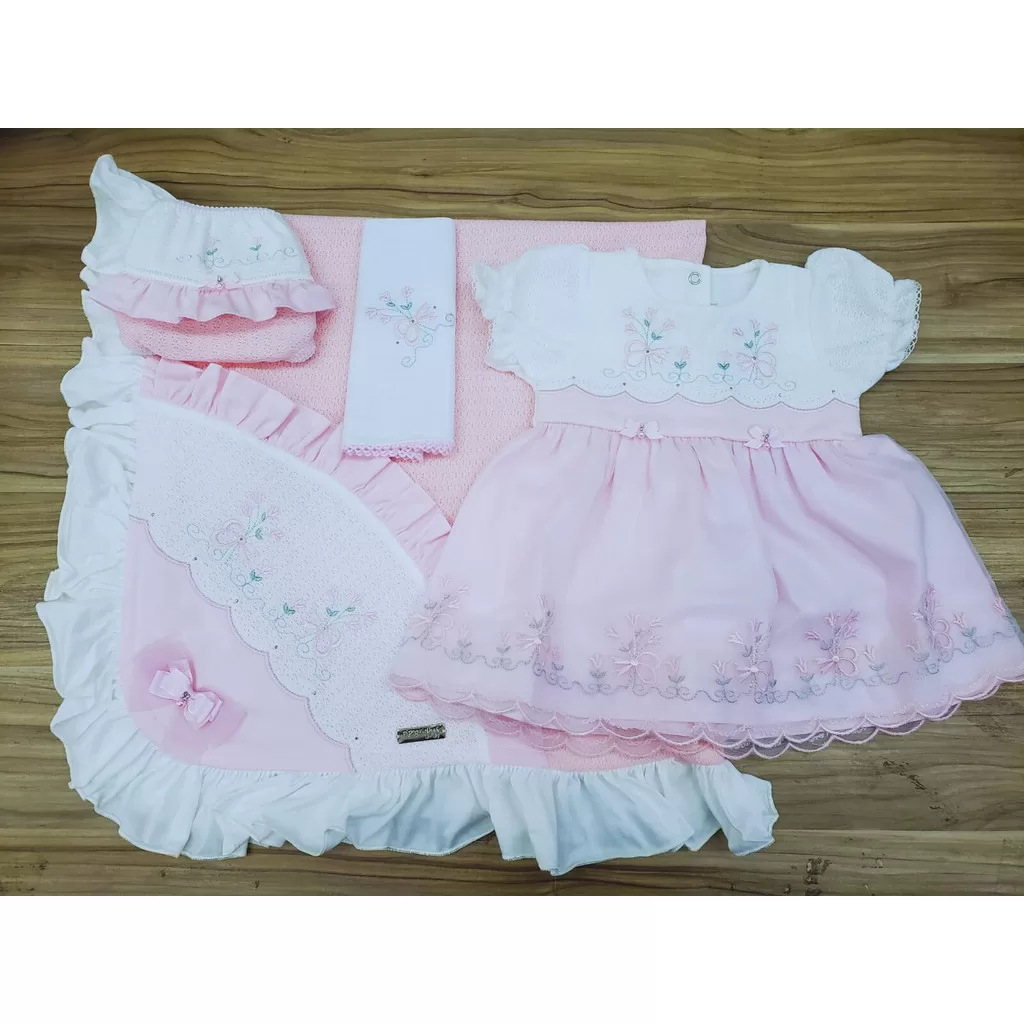 Saida de Maternidade Vestido Tule Pipoquinha