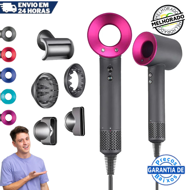 110V Secador De Cabelo 5 Em 1 Disponível Em Várias Cores
