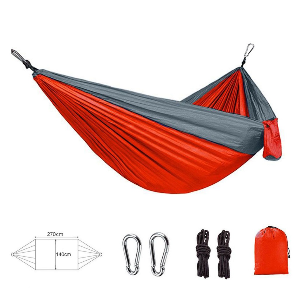 Rede para Casal com Capacidade Máxima de 300kg – Nylon 210T – Ideal para Lazer, Camping e Aventura n