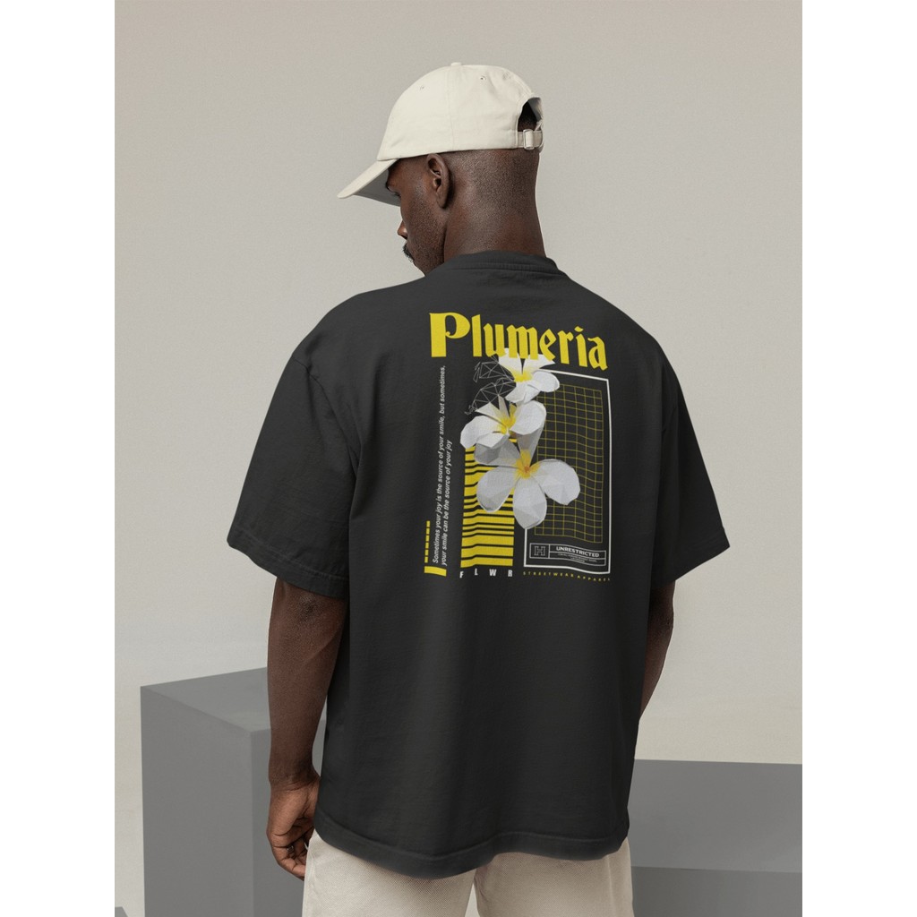 Camisa Camiseta Oversize Gola Alta Streetwear Masculino e Feminino Treino e Dia a Dia Preto e Off Wh