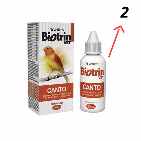 kit 2 Biotrin Suplemento Vitamínico canto -20ml A