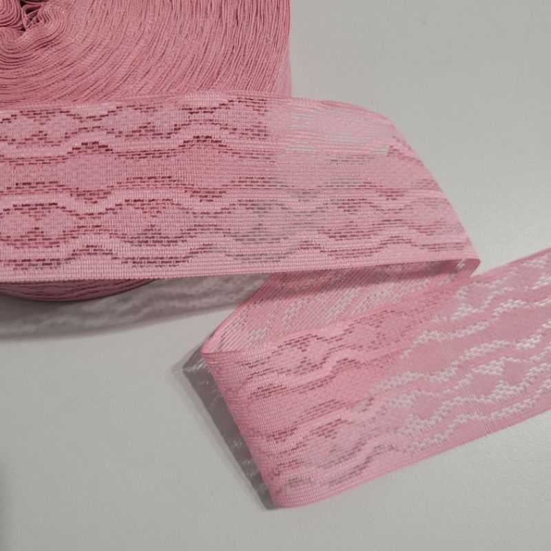 Renda Rígida 4,5cm Mel Colméia Rosa Roxo Rendinha Artesanato Armarinho