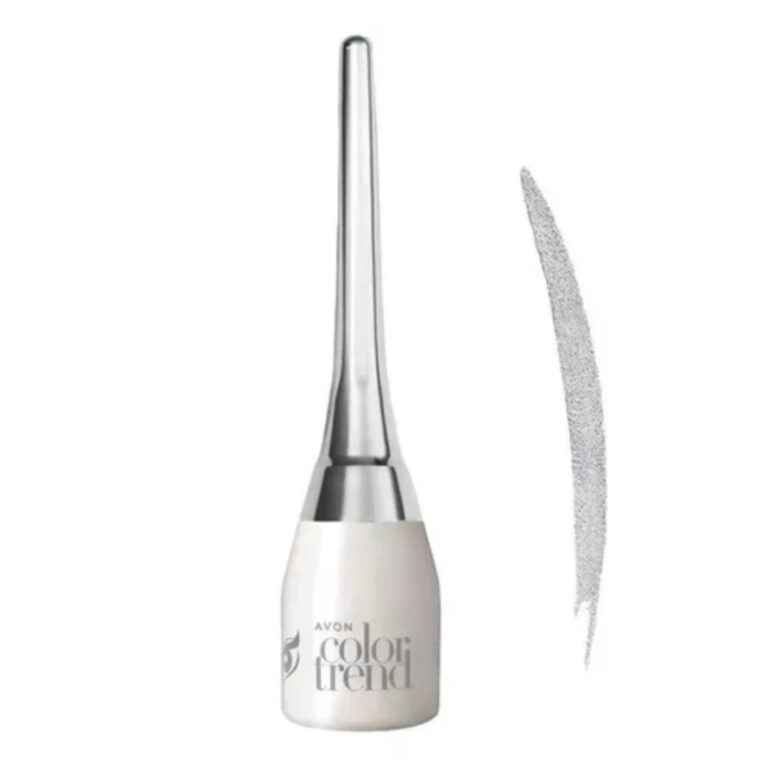 Avon Delineador Líquido Color Trend Prata Metáli