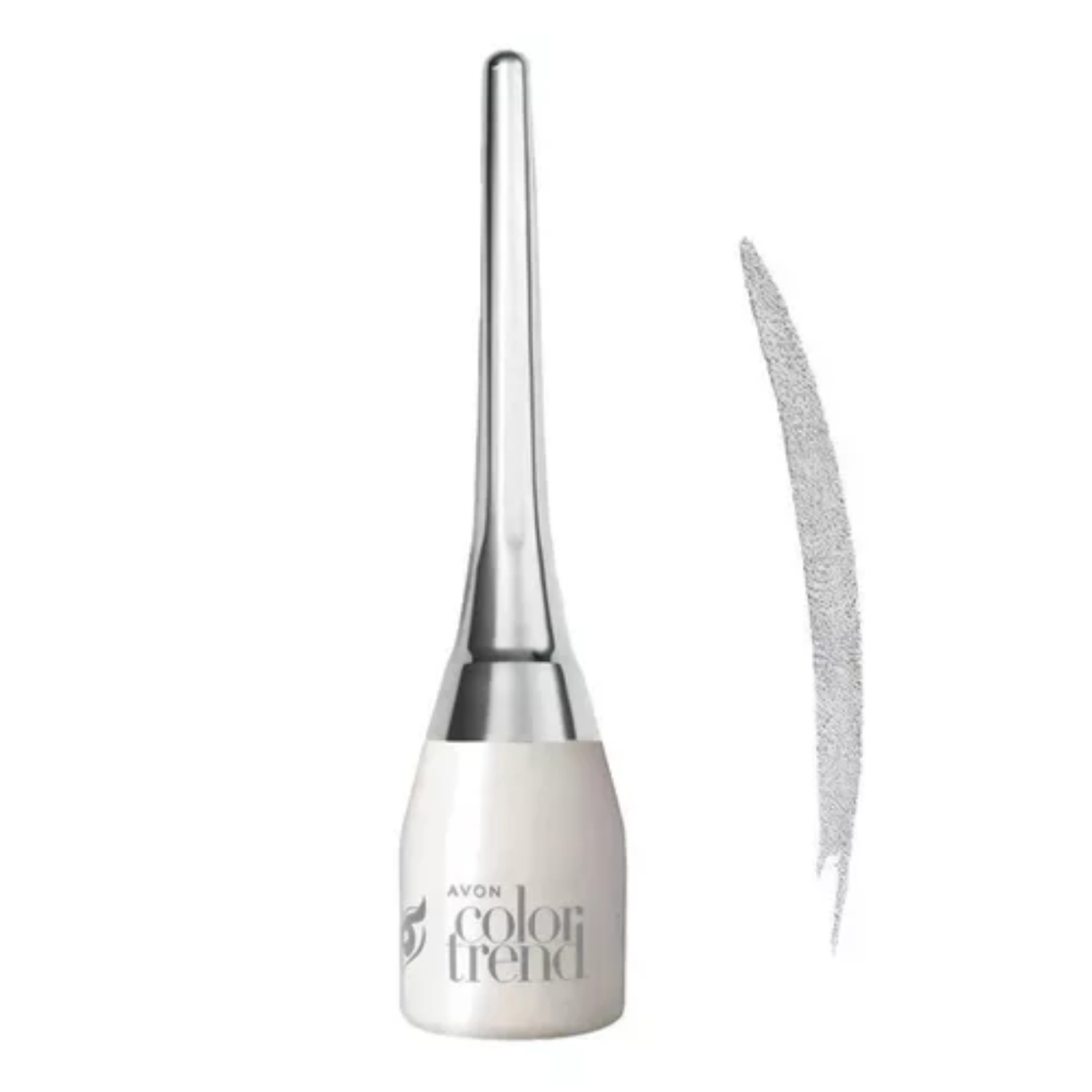 Avon Delineador Líquido Color Trend Prata Metálico 3ml