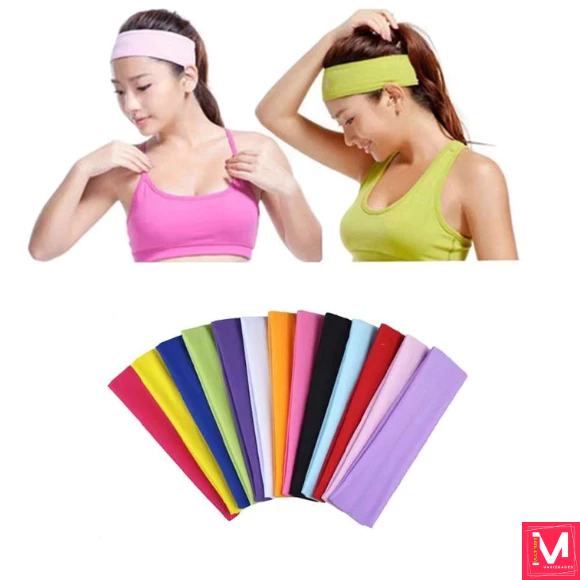 Kit 3 Testeira Tiaras e Faixas de Cabelo Academia 