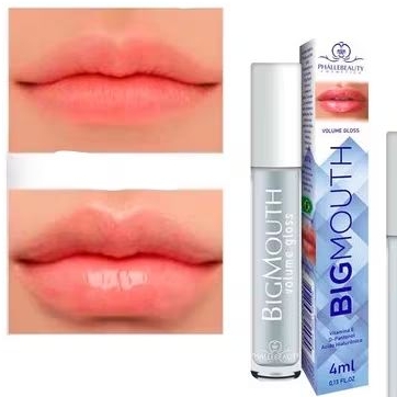 Gloss Labial Aumenta Volume da Boca Big Mouth Phá