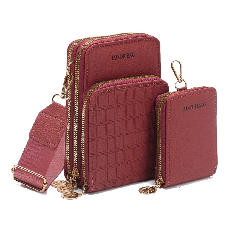 Bolsa Feminina Transversal 3 divisórias Porta Cel
