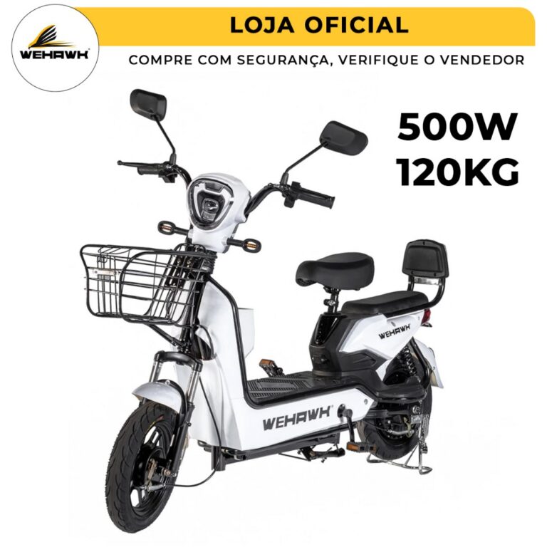 Bicicleta Elétrica Mini Moto Adulta 500w WeHawk B