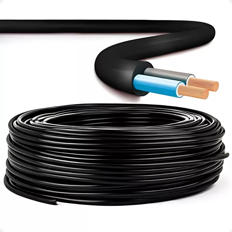 Cabo PP duas vias 2x4mm rolo com 100 metros –