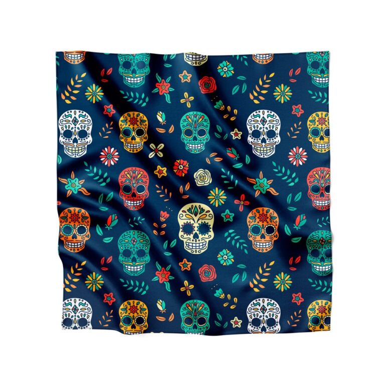 Lenço de Cetim 90x90cm Várias Amarrações Tend