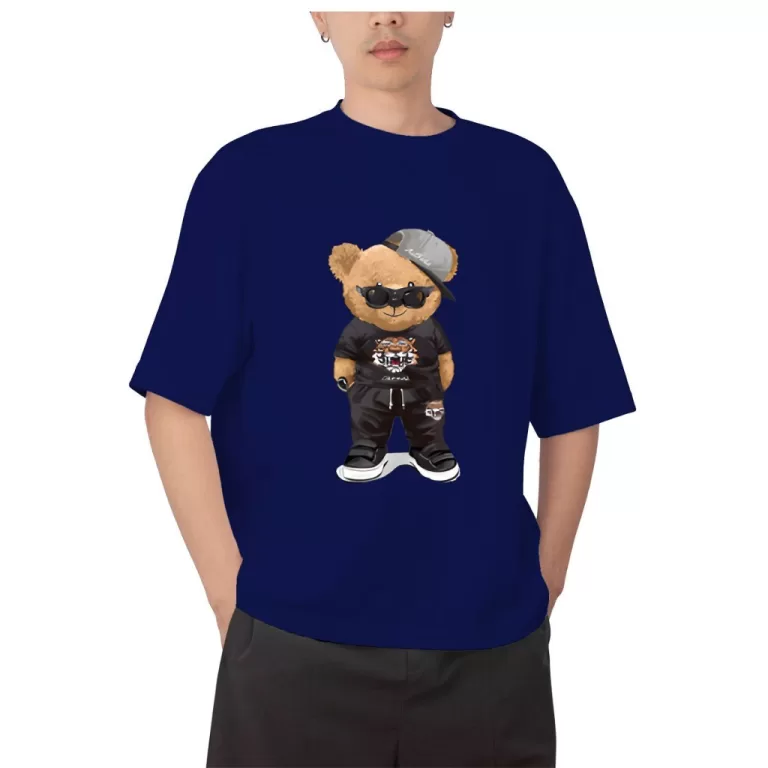 Camisa Camiseta Blusa Streetwear Urso De Boné Ter