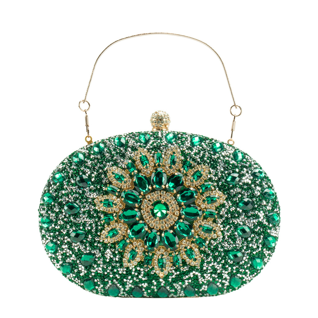 Bolsa Clutch Festa Feminina com Corrente Longa Removível para Casamentos e Jantares Elegantes Y1001