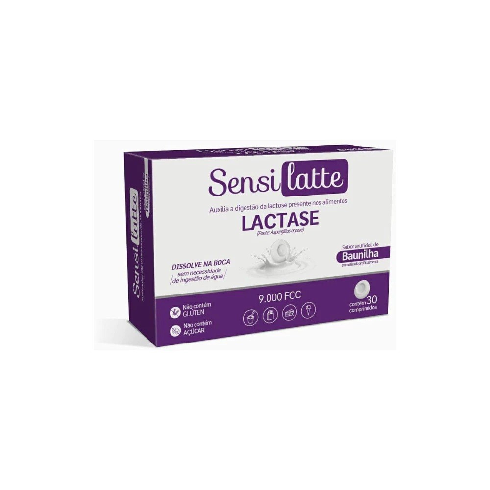 Sensilatte Lactase 9.000 FCC30 comprimidos  Prati Donaduzzi