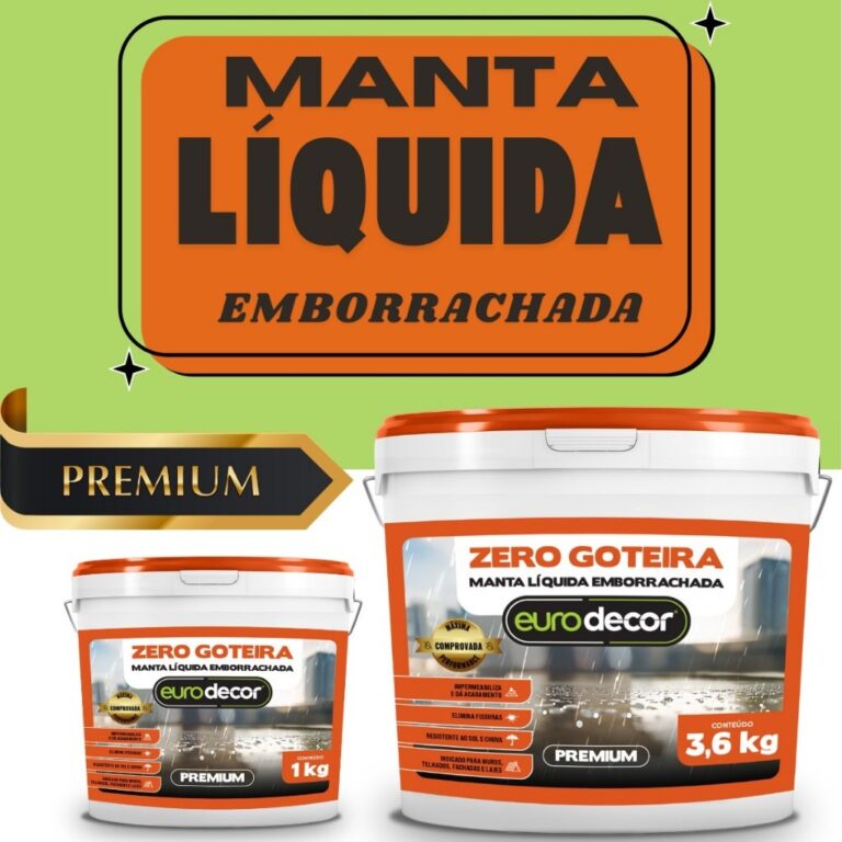 Manta Liquida Emborrachada Premium 1KG Ou 3,6KG Pr