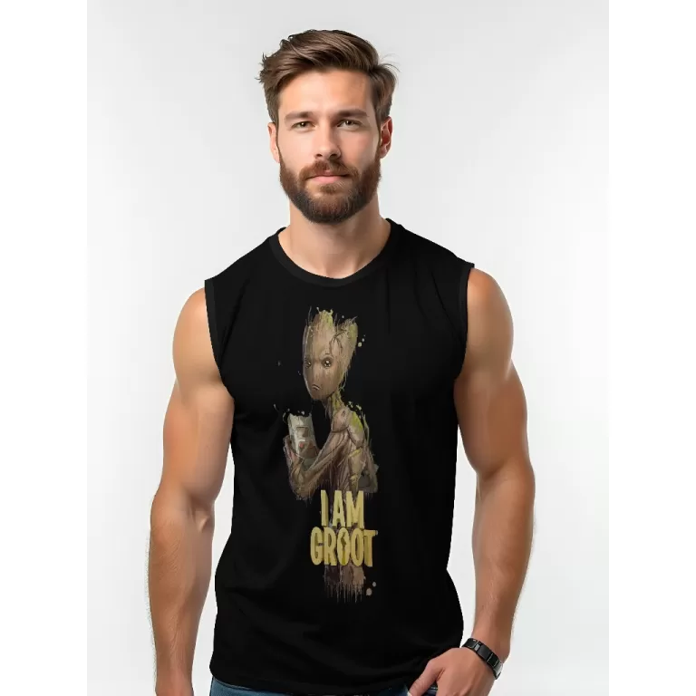 Camiseta Dry Fit Masculina UV 50+ I am Groot Estam