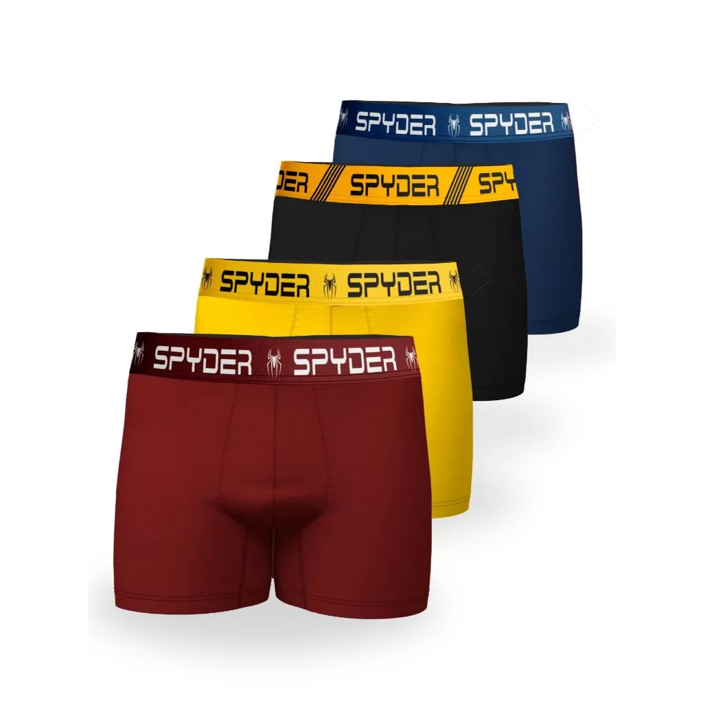 Kit 10 cuecas boxer adulto confortável de Qualidade Premium Spyder