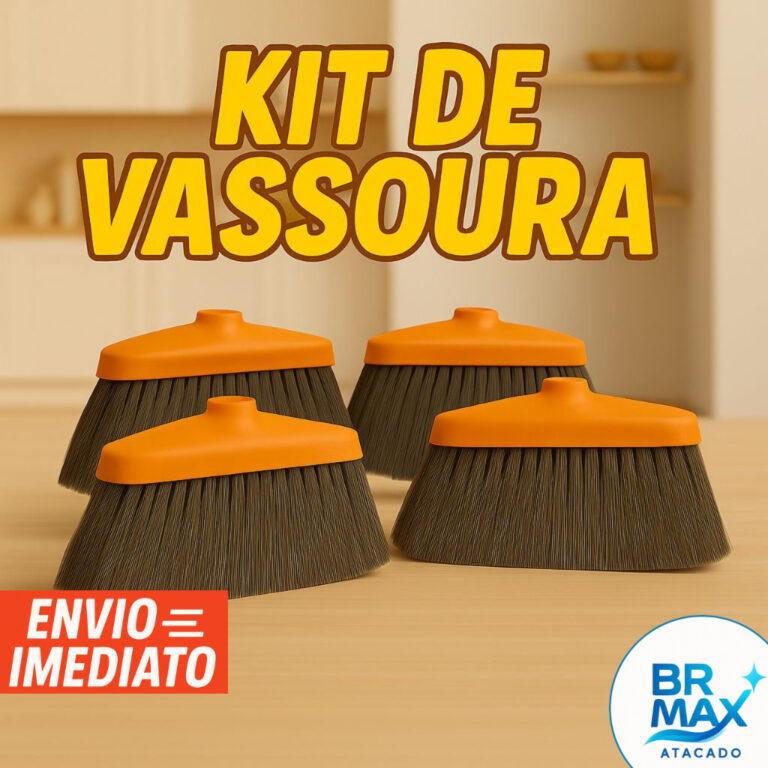 Leve 4 Vassouras Multiuso Condor Direto Fabricante