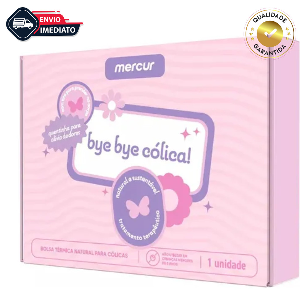 Bolsa Térmica para Alívio de Cólica Menstrual BC0019 Mercur Envio Imediato
