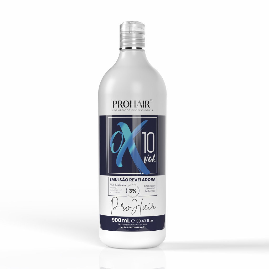 Água Oxigenada 900ml OX Cremosa Volume 10 – Prohair