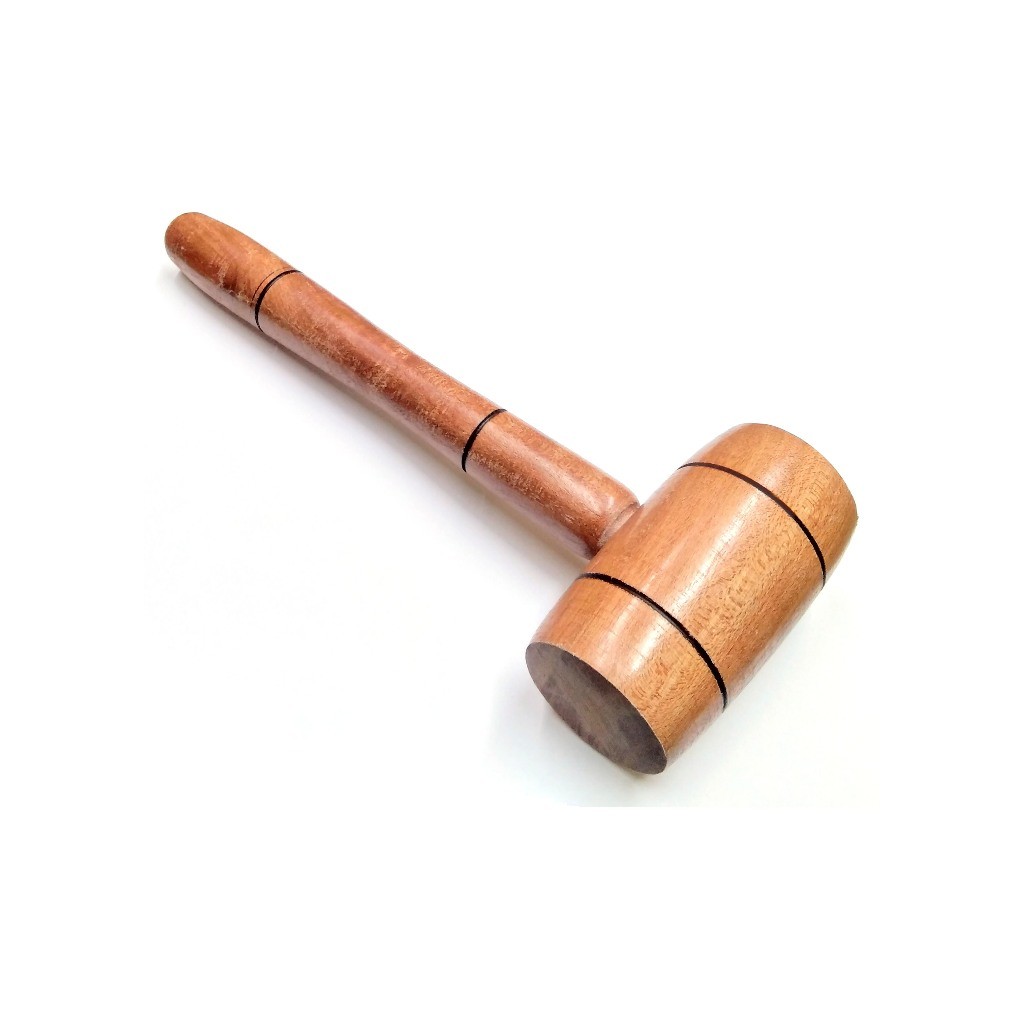 Martelo De Madeira 45mm Para Goiva Formão Marreta Ourives Conhecido como Macete