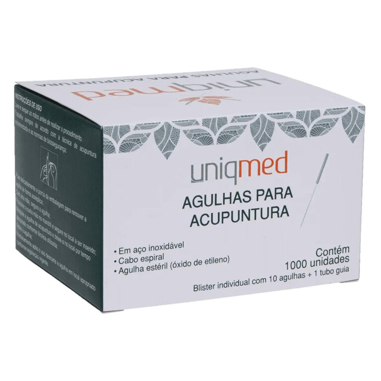 Agulha Acupuntura Aço Inoxidável 0,25 x 30mm 100