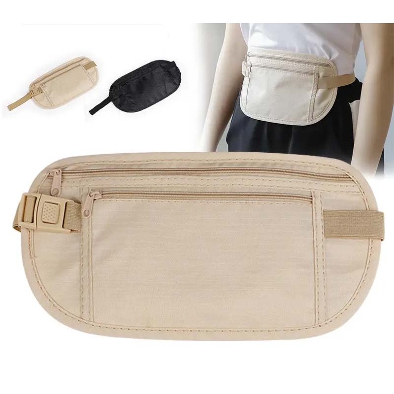 pochete doleira nylon impermeável fitness cinta celular academia Bolsa Roubo Furto Doleira Seguranç