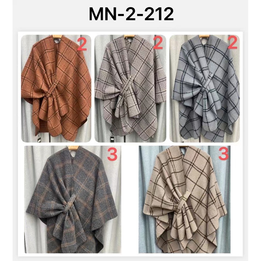 2025 MEIYABAO poncho de tecido confortável e de alta qualidade  tamanho único 212