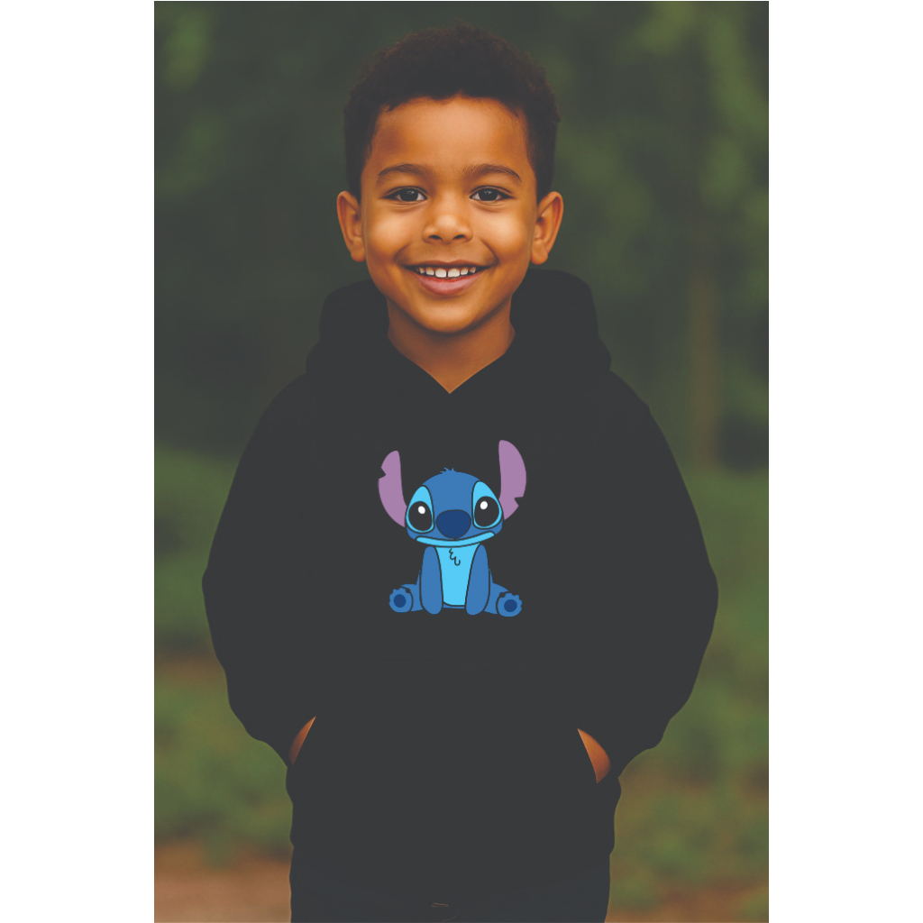 MOLETOM INFANTIL CASACO BLUSA DE FRIO CANGURU STITCH LILO  MASCULINO FEMININO UNISEXX