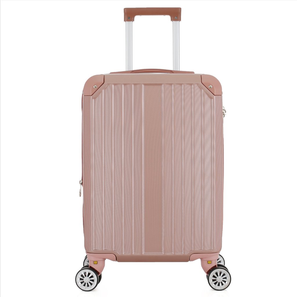 mala de bagagem 10kg camada de expansão dupla de zipper 360 ° 4 rodas bloqueio de senha anti manga A