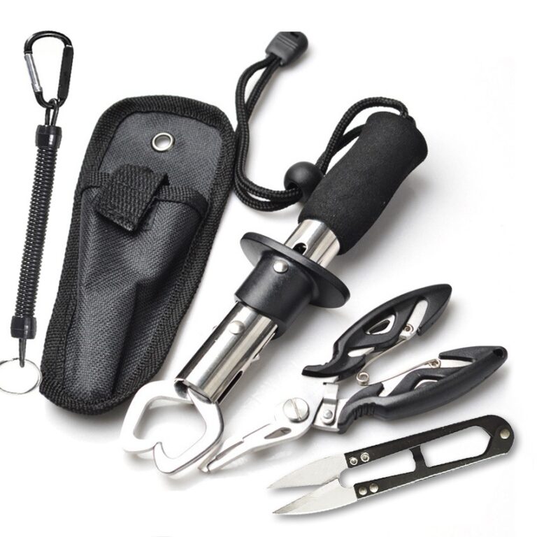 Alicate de pesca conjunto de 5 peças, clipe de pe