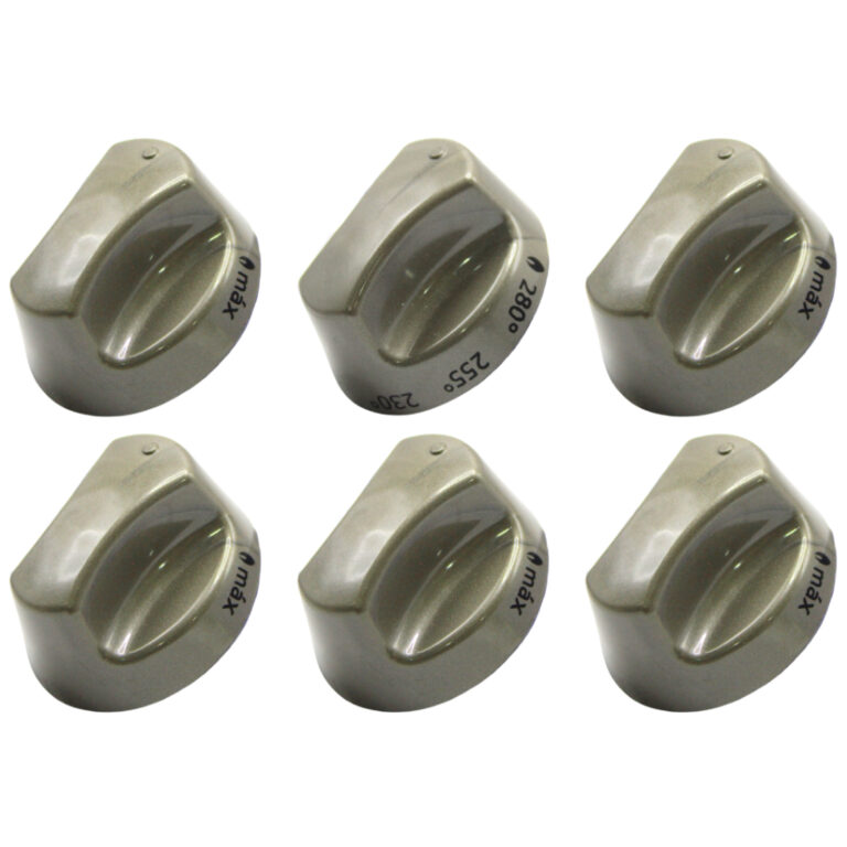 Kit 6 Botões Fogão Esmaltec Ágata / Topázio / 