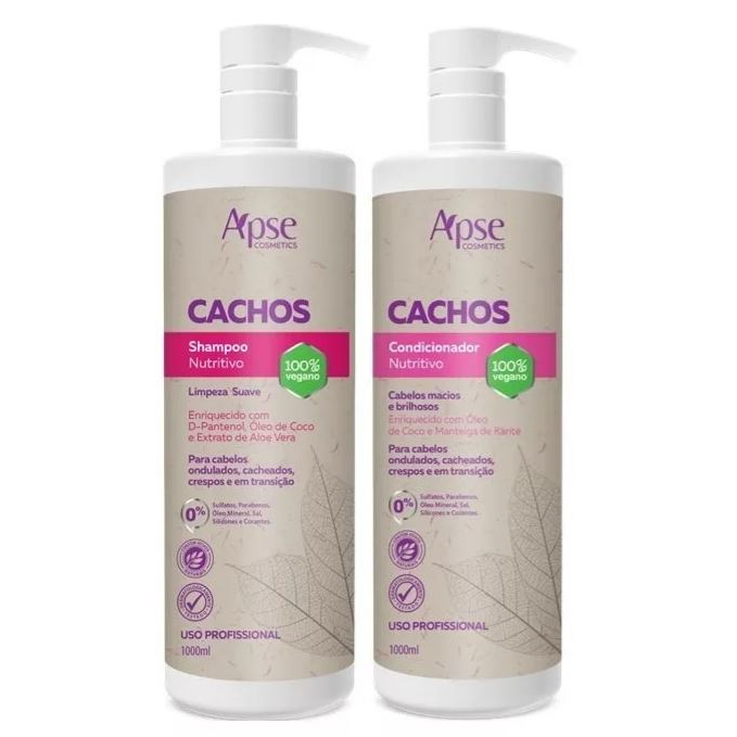 Kit Shampoo E Condicionador Profissinal + Apse + L