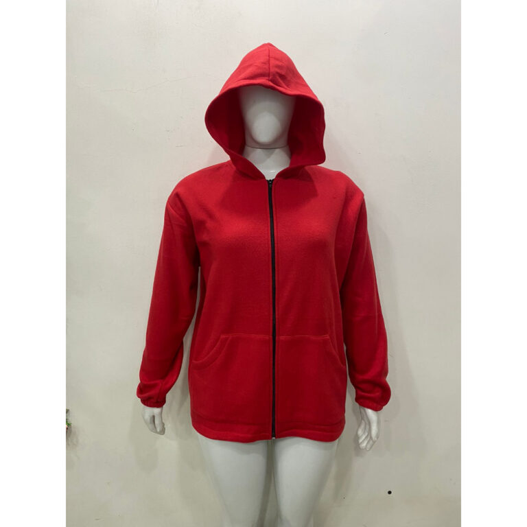 Blusa de frio com ziper e capuz plus size