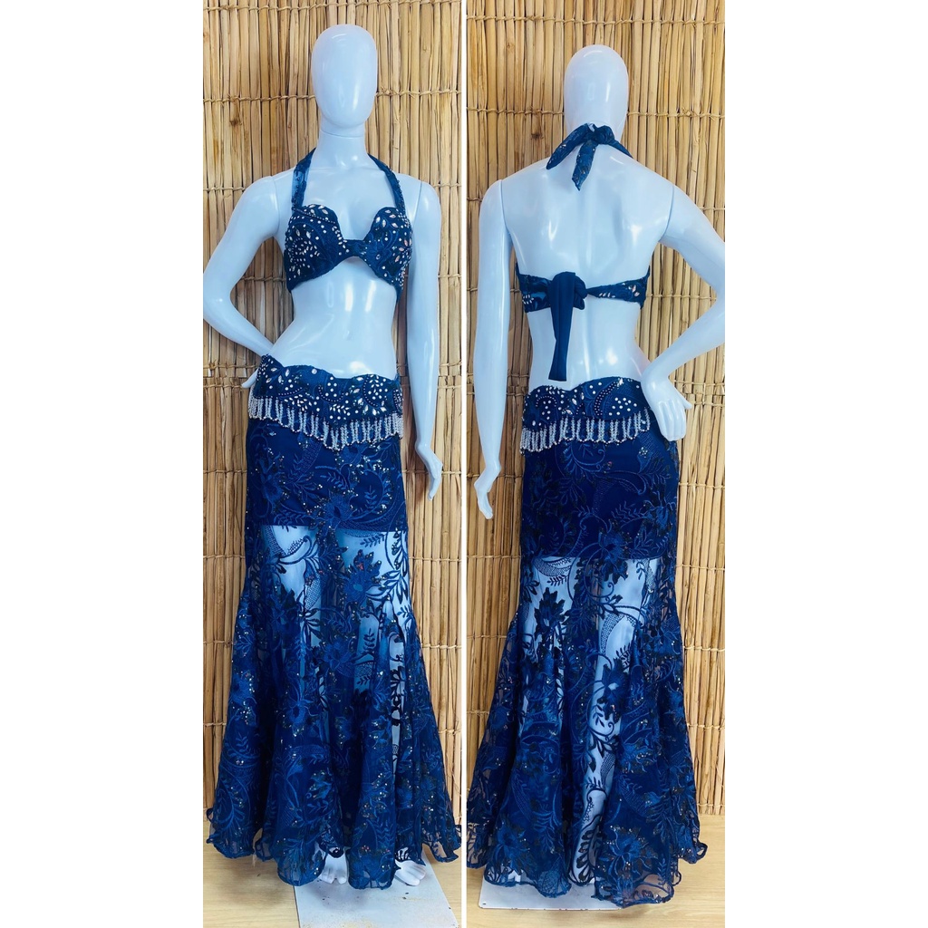 [Liquidação] Dança do Ventre Traje  Bordado Completo – Pronta Entrega – TPCL-571