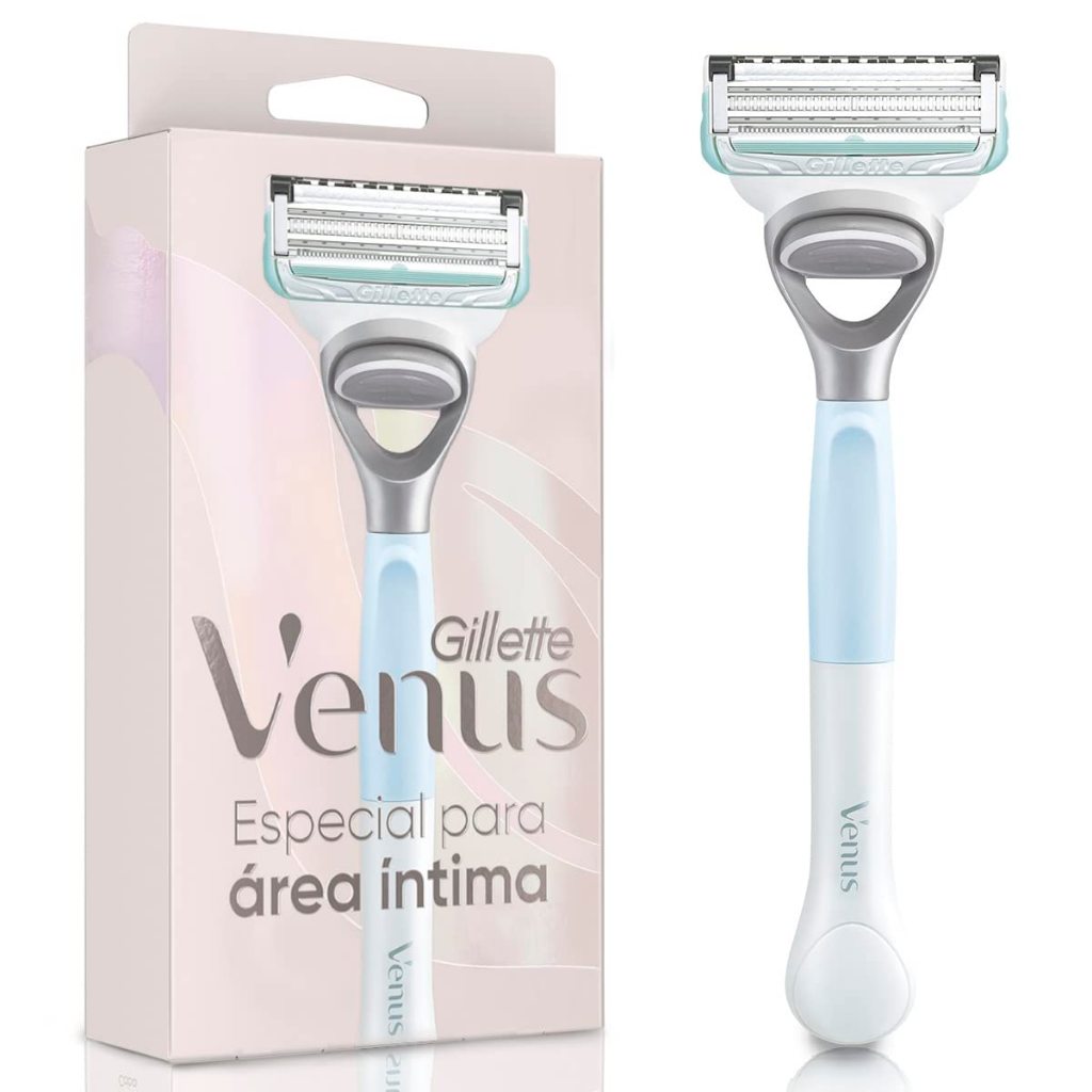 Aparelho de depilar recarregável gillette venus especial para área íntima 1 unidade