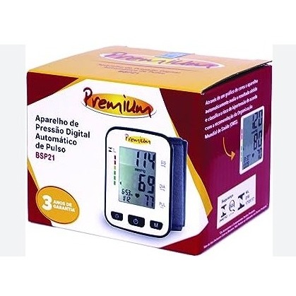 APARELHO DE PRESSÃO DIGITAL PULSO PREMIUM