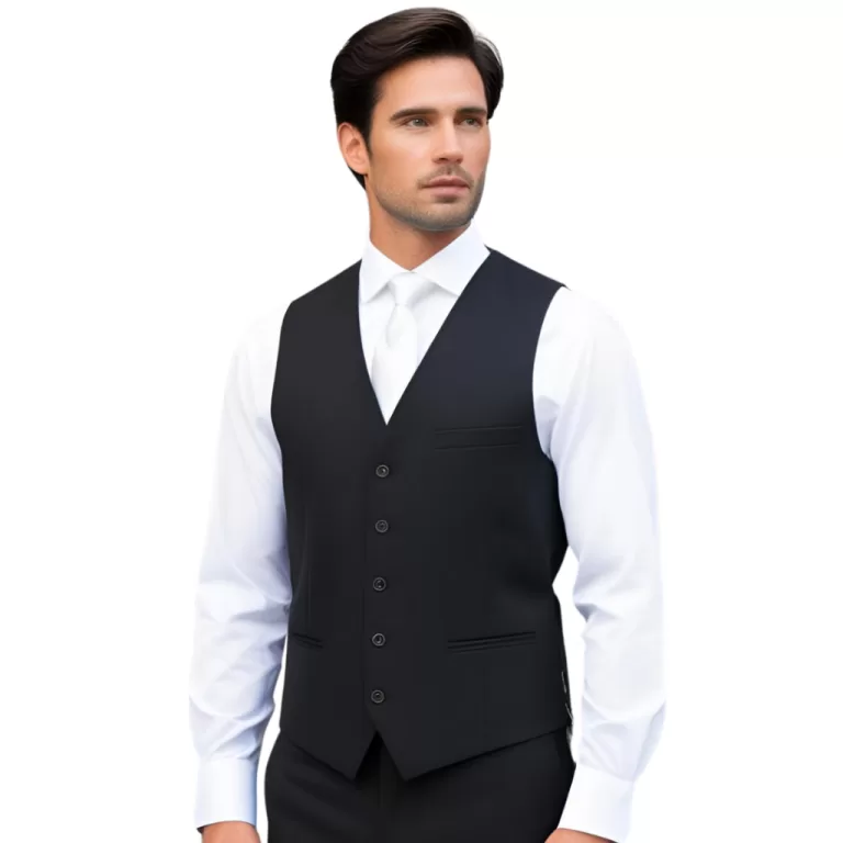 Colete Social Masculino Slim Oxford Para Ternos &#