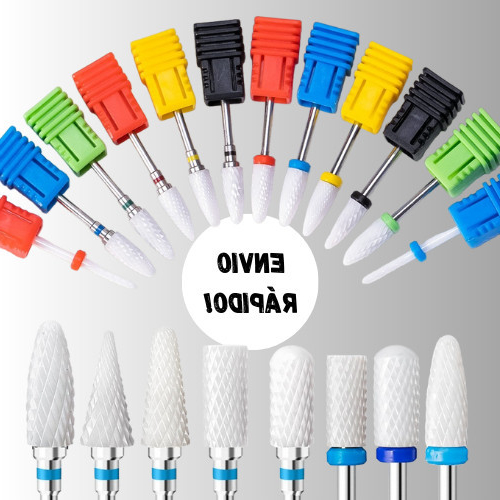 Brocas Cerâmica Profissional Unha Gel Acrigel Por