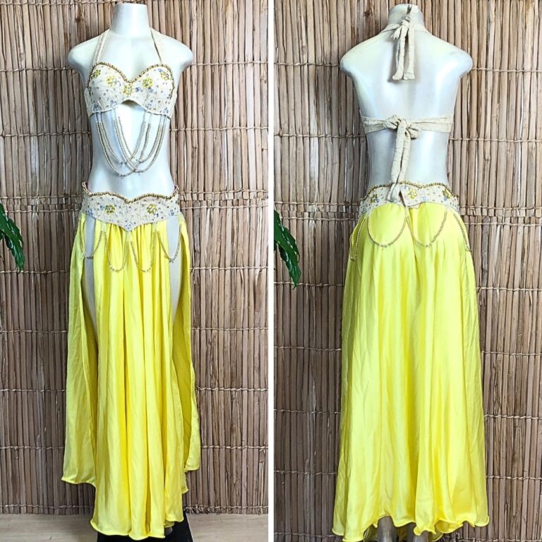 [Liquidação] Dança do Ventre Traje Bordado Comp