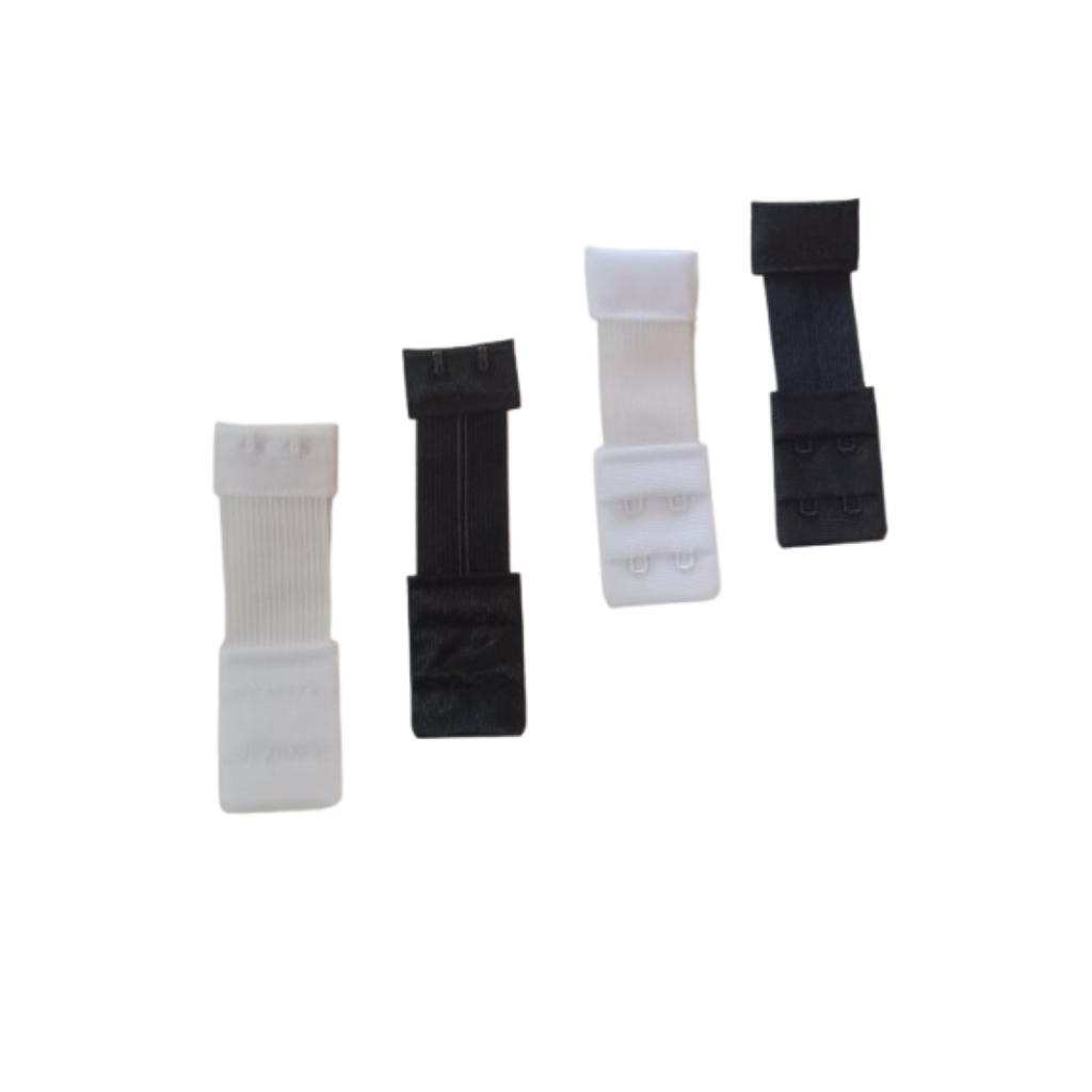 Kit com 4 extensores de Soutien Elástico Aumenta largura do Soutien Pequeno Gestante e Sobrepeso