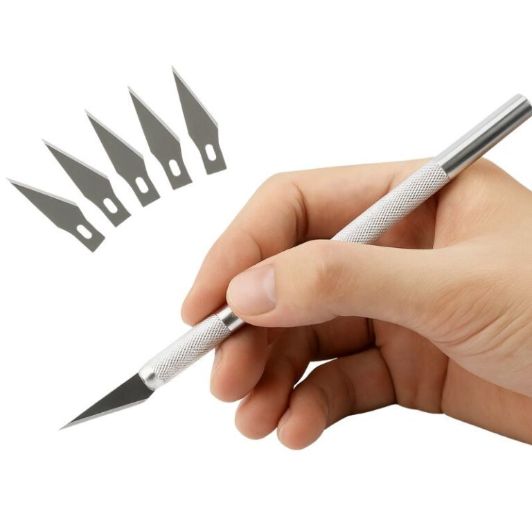 Estilete De Precisão Para Corte Bisturi + 5 Lâmi