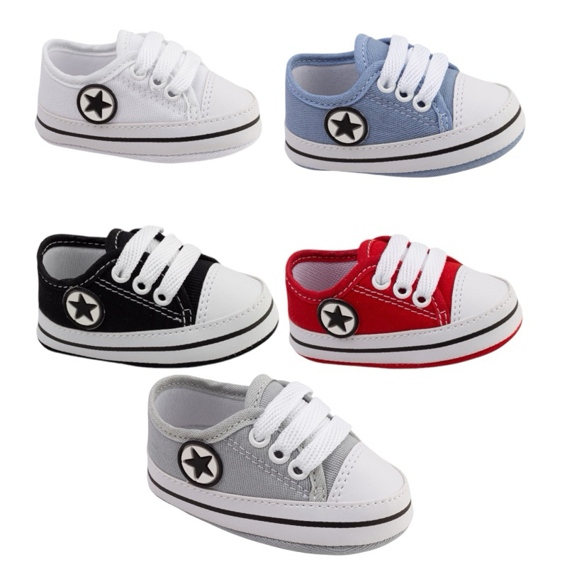 Tênis Infatil para bebê Unisex Confortavel Facil de Calçar