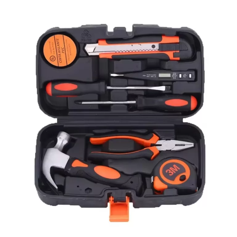 Kit Prático de Ferramentas Manuais 9 Peças ̵