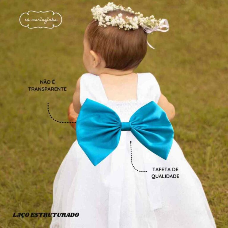 Laço Estruturado Para Vestido Decoração Acessó