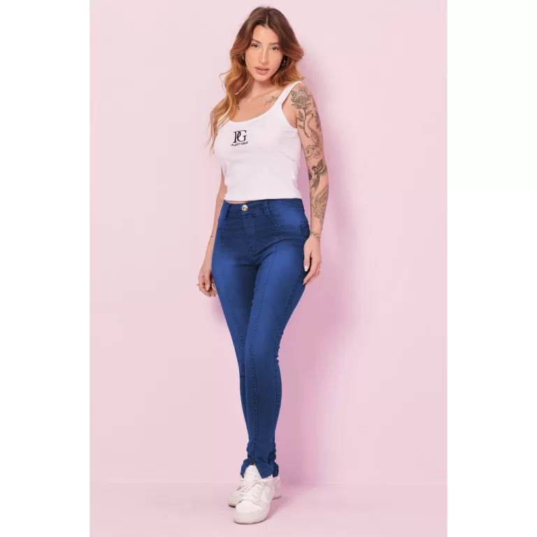 Calça Jeans Feminina Skinny Premium Planet Girls 
