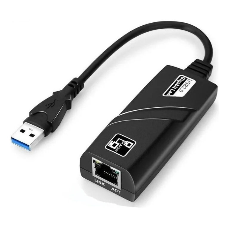 Adaptador Ethernet Usb 3.0 Rede Gigabit Rj45 10/10