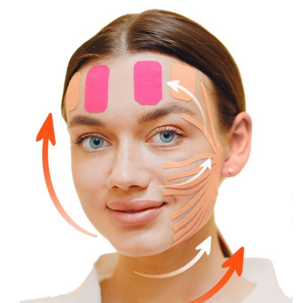 Fita Lifting Facial Anti Sinais De Expressão Anti Rugas