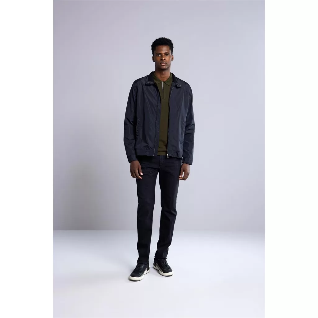 Jaqueta Corta Vento com Zíper – Preto