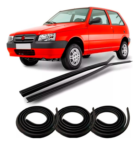 Kit Borrachas 2 Portas Pingadeiras E Porta Malas F