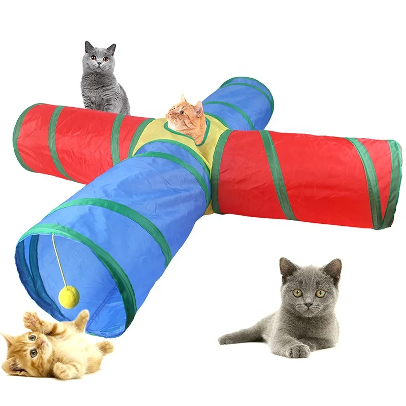 Brinquedo Túnel para gatos – Diversos Formatos – Para Enriquecimento Ambiental – Brinquedo Felino